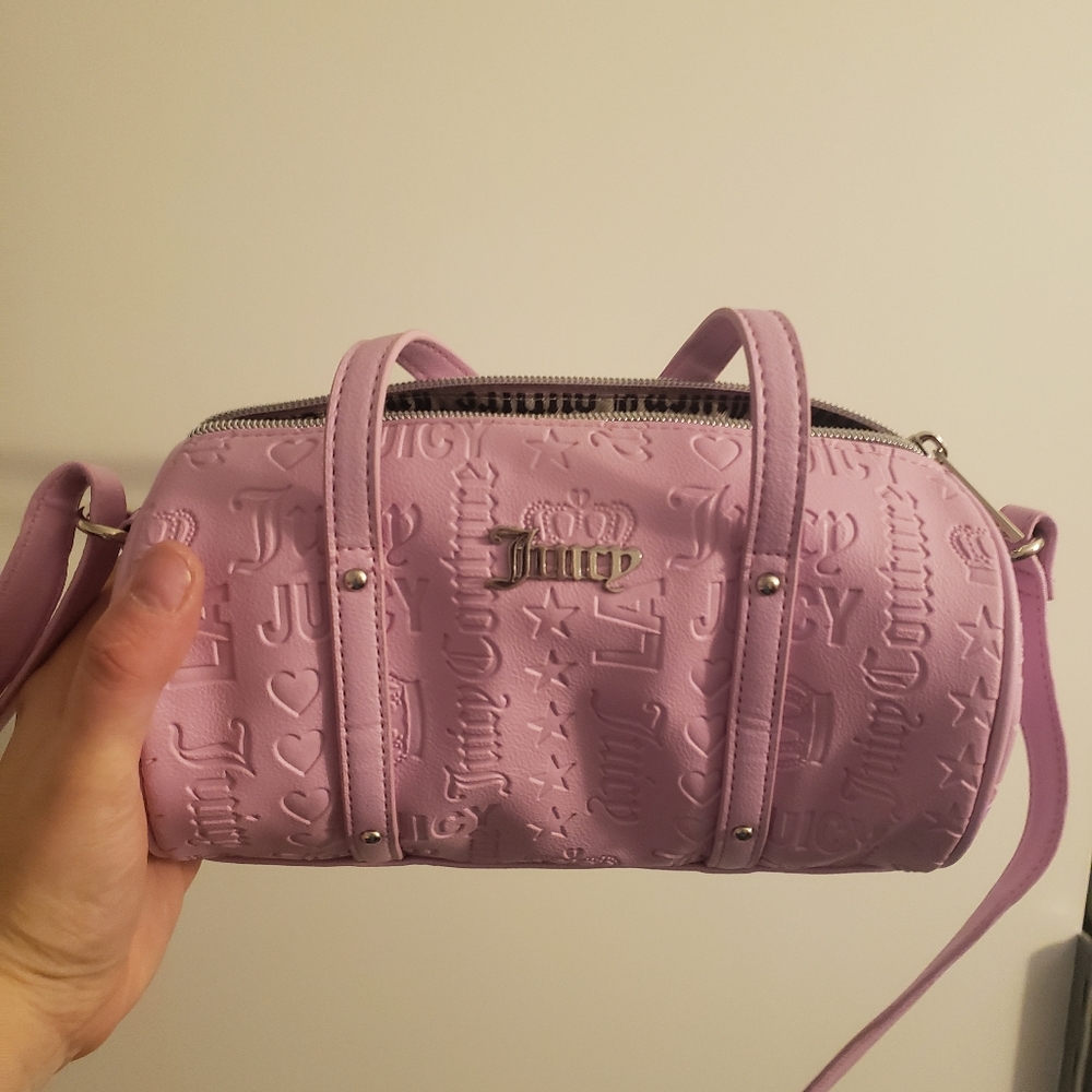 NWOT Juicy Couture Lavender Barrel Bag Mini